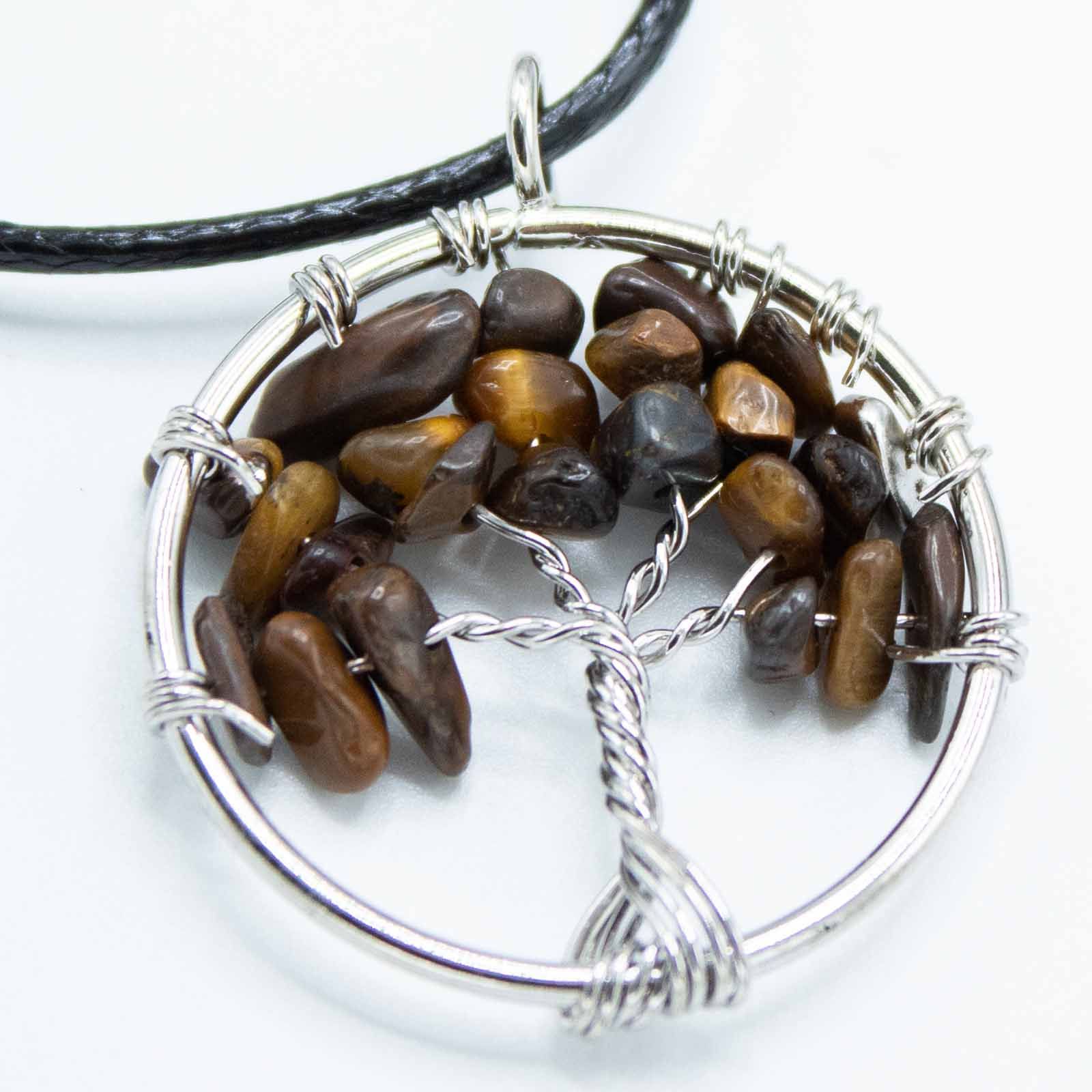 Tree of Life Pendant - Tiger Eye - Image 3