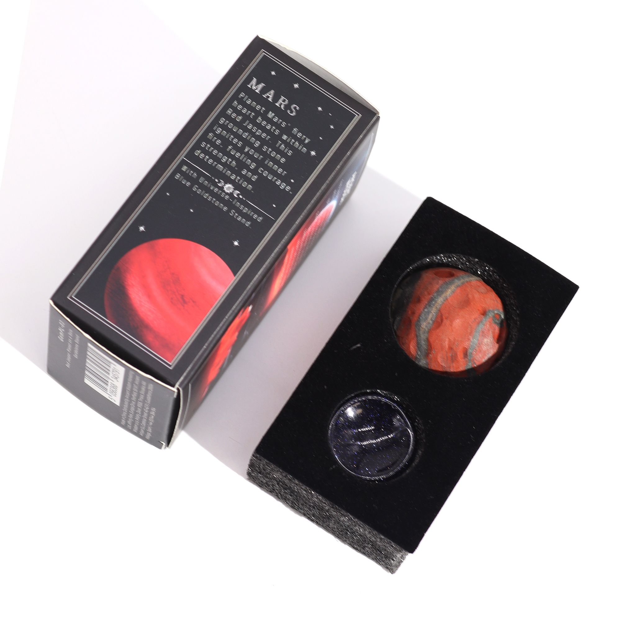 Red Jasper Planet on a Sola Goldstone Stand (MARS) - Image 4