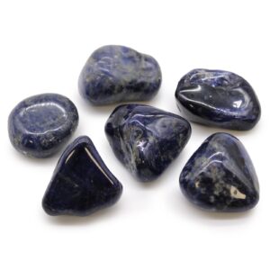 Haunted Large African Tumble Stones – Sodalite – Pure Blue in Crystals & Chips style, dusky solstice ethereal spring with dark feminine energy