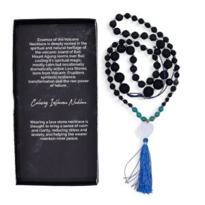 Spellbound Essence of the Volcano Necklace – Calming Influence in Jewellery style, mystical coven ancient phantom with dark feminine energy