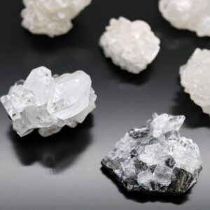 Celestial White Apophyllite Clusters 20-30mm in Crystals & Chips style, stormy pagan sacred storm-witch for mystical gothic styling