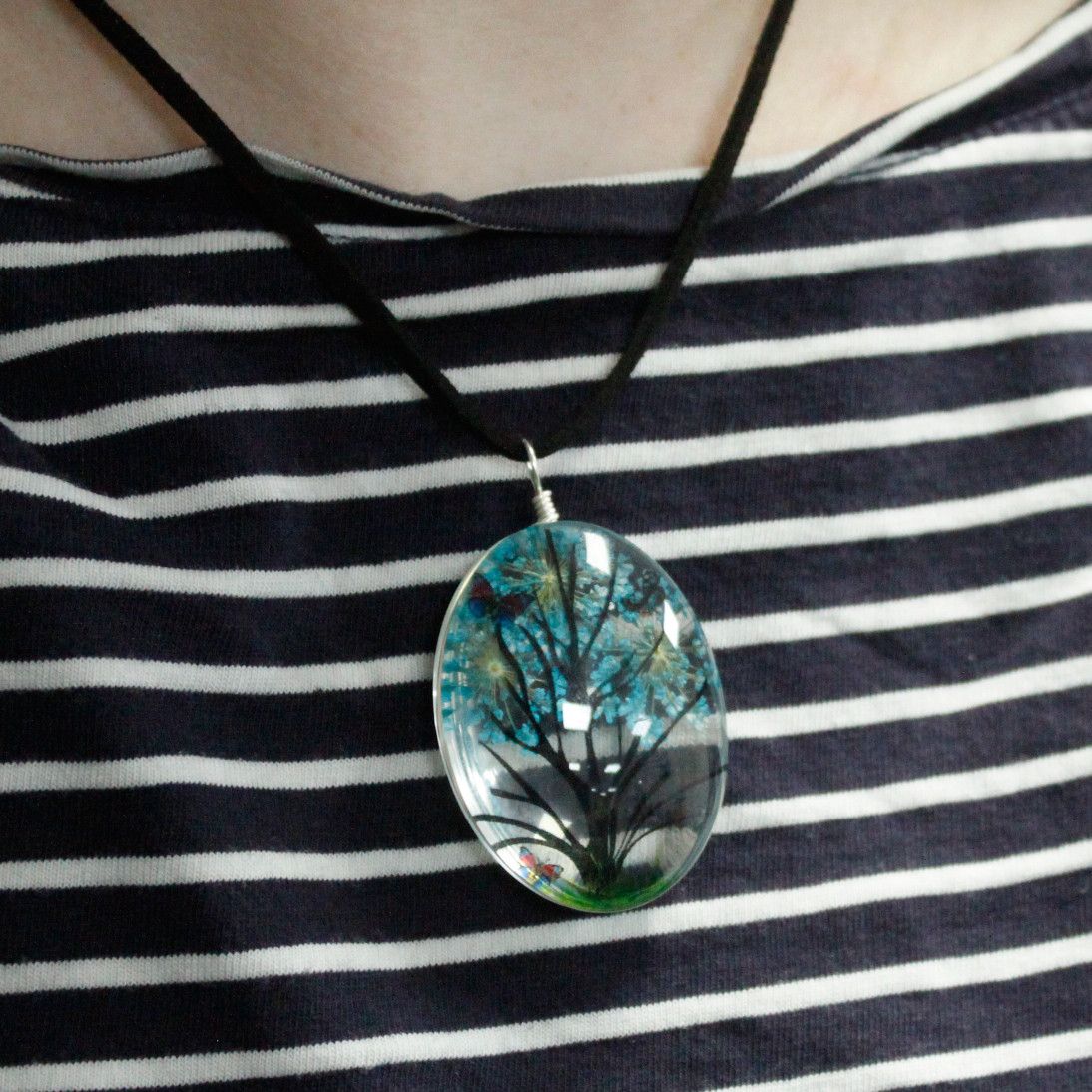 Pressed Flowers - Tree of Life set - Coral - Image 3