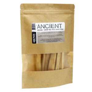 Arcane 100g Green Tree Palo Santo Sticks 10-15 sticks in Smudge Stick style, velvet starlit blessed eclipse for magical wardrobes and sacred spaces