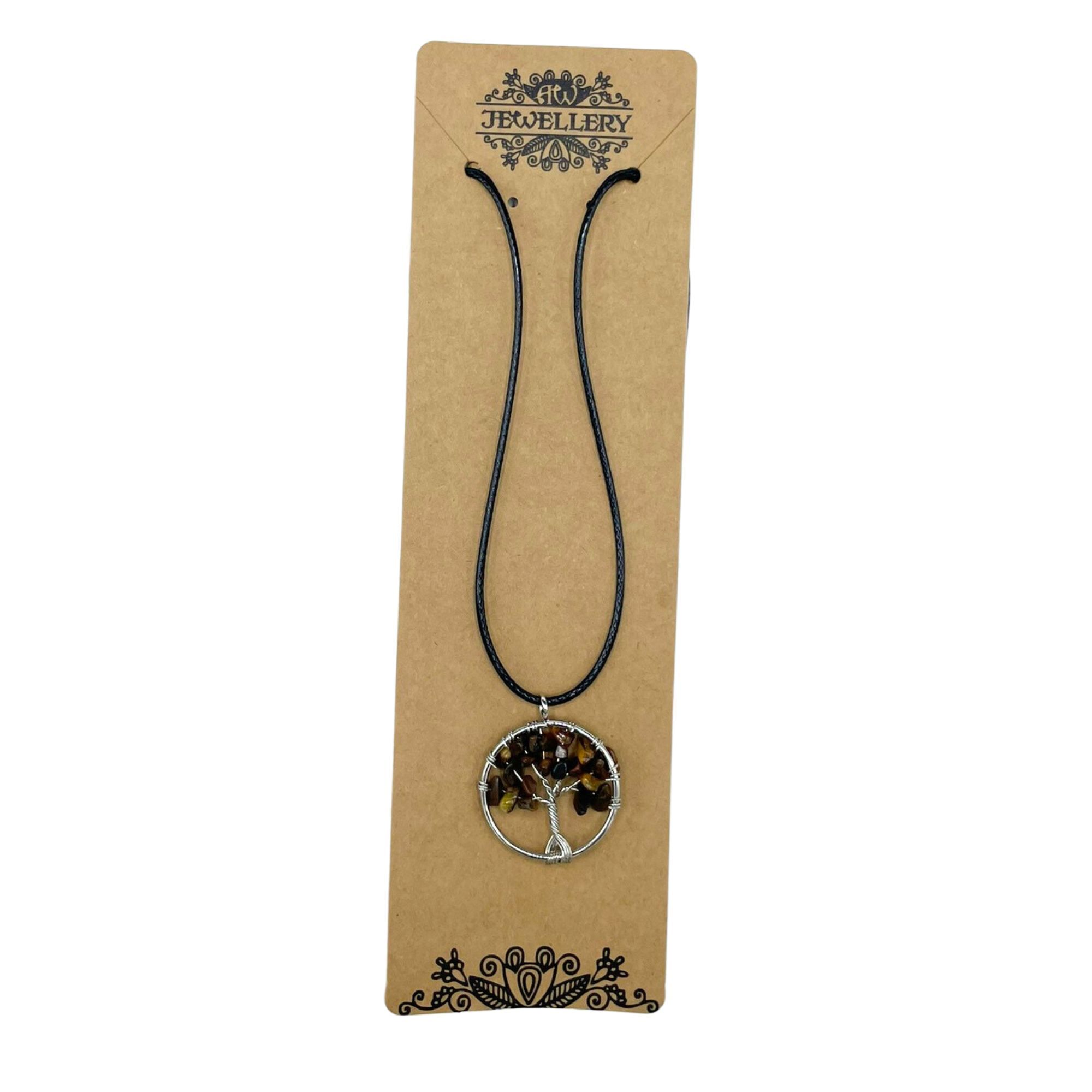 Tree of Life Pendant - Tiger Eye - Image 4