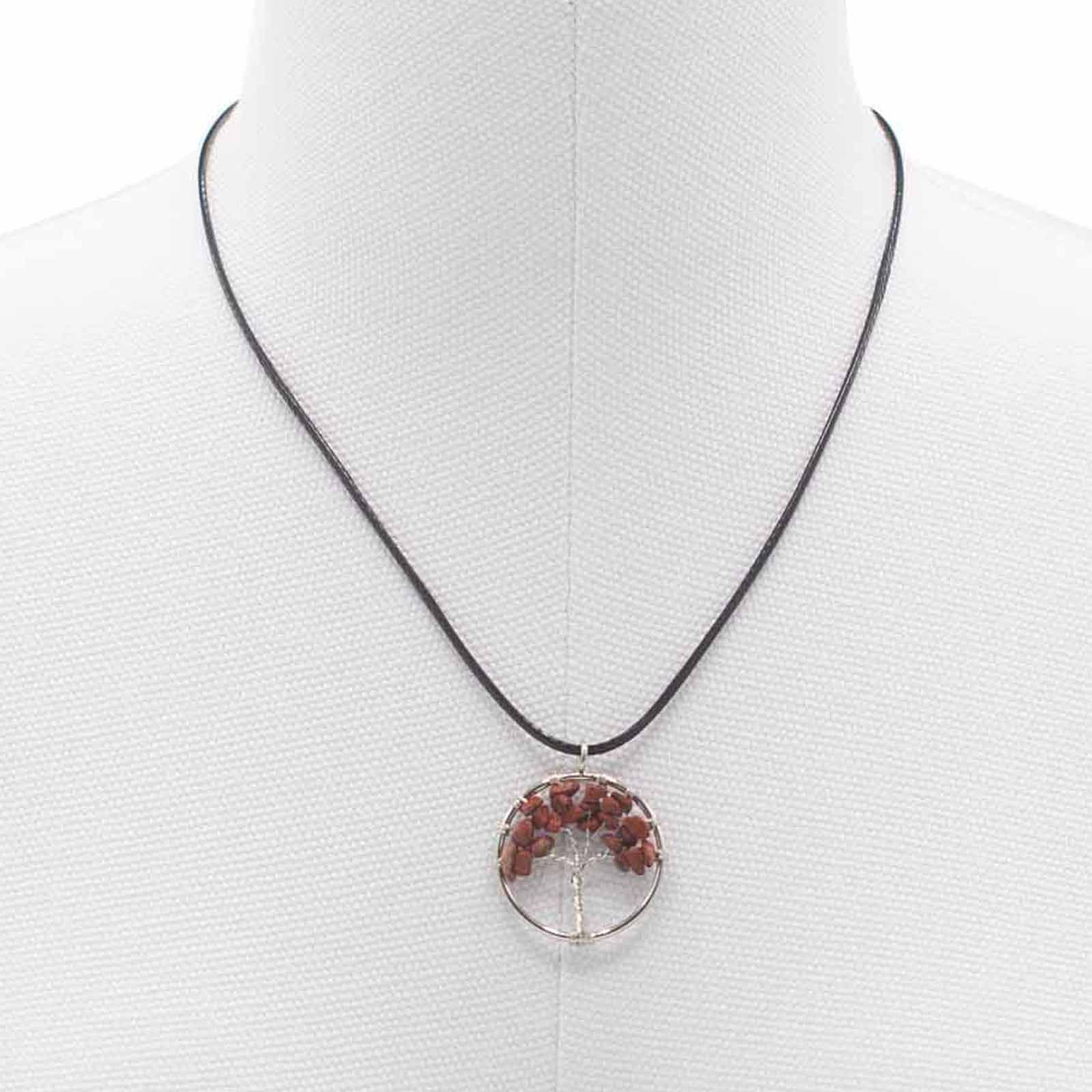 Tree of Life Pendant - Red Jasper - Image 3
