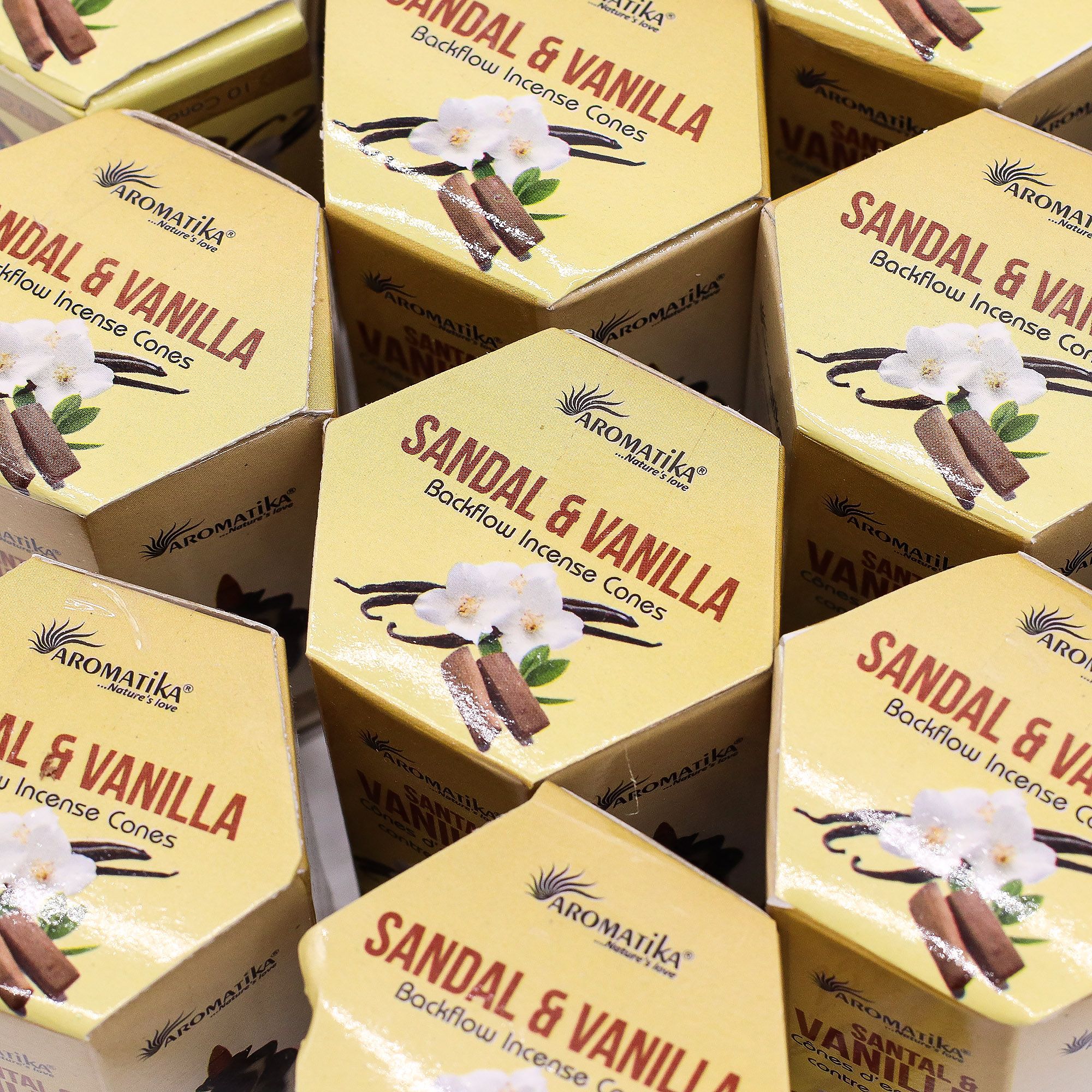 Pack of 10 Masala Backflow Incense - Sandalwood & Vanilla - Image 6