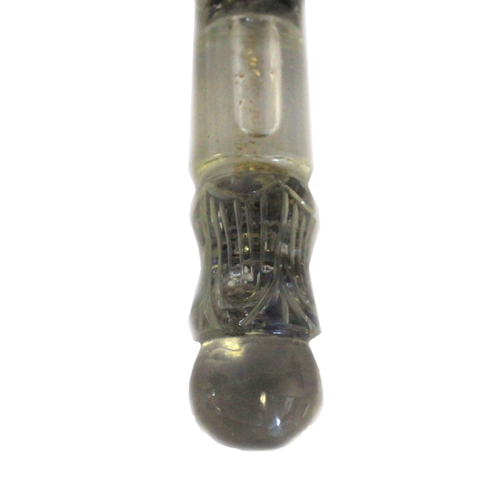 Potion-kissed Orgonite Water Wand Carved with Copper & Gemchips in Crystals & Chips style, ancient coven crystal divination with coven-core energy