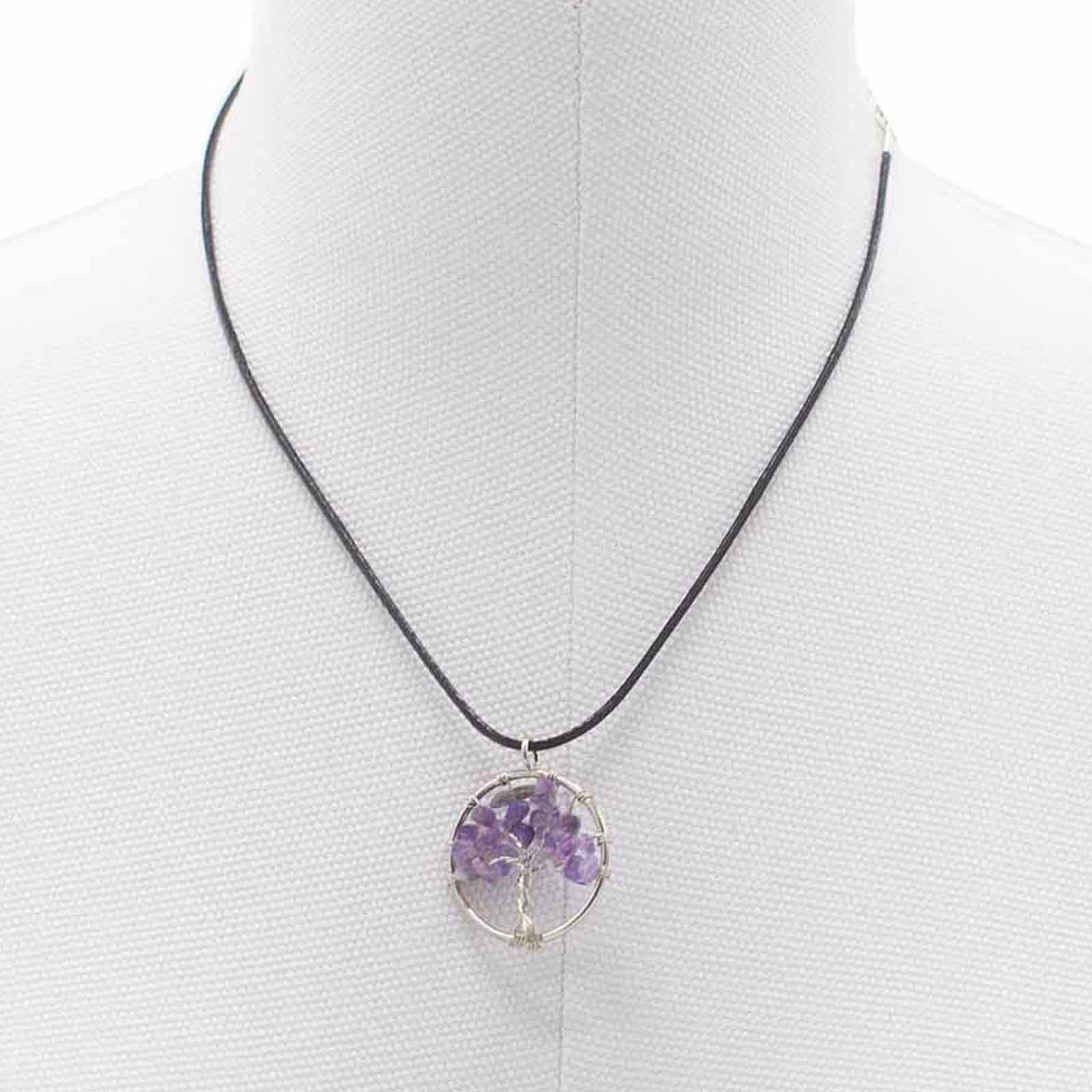 Tree of Life Pendant - Amethyst - Image 2