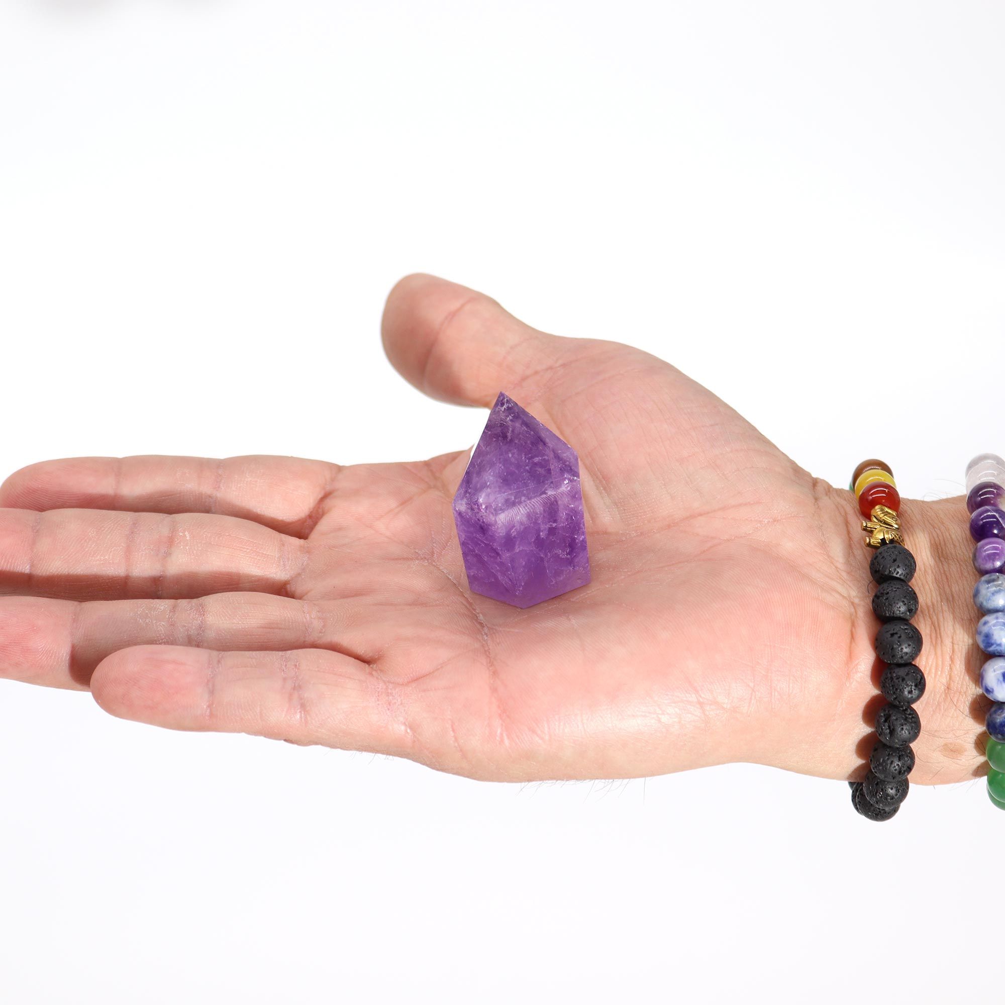 Small Rich Colour Amethyst Points (approx 4-5.5cm) - Image 3