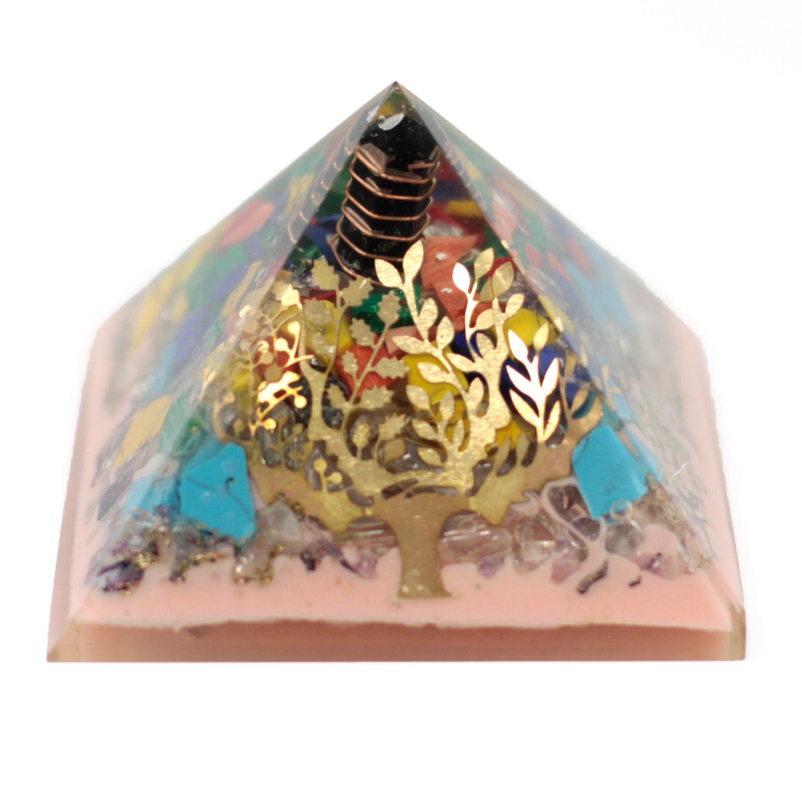 Lrg Organite Pyramid 70mm - Tree(earth base) - Image 3