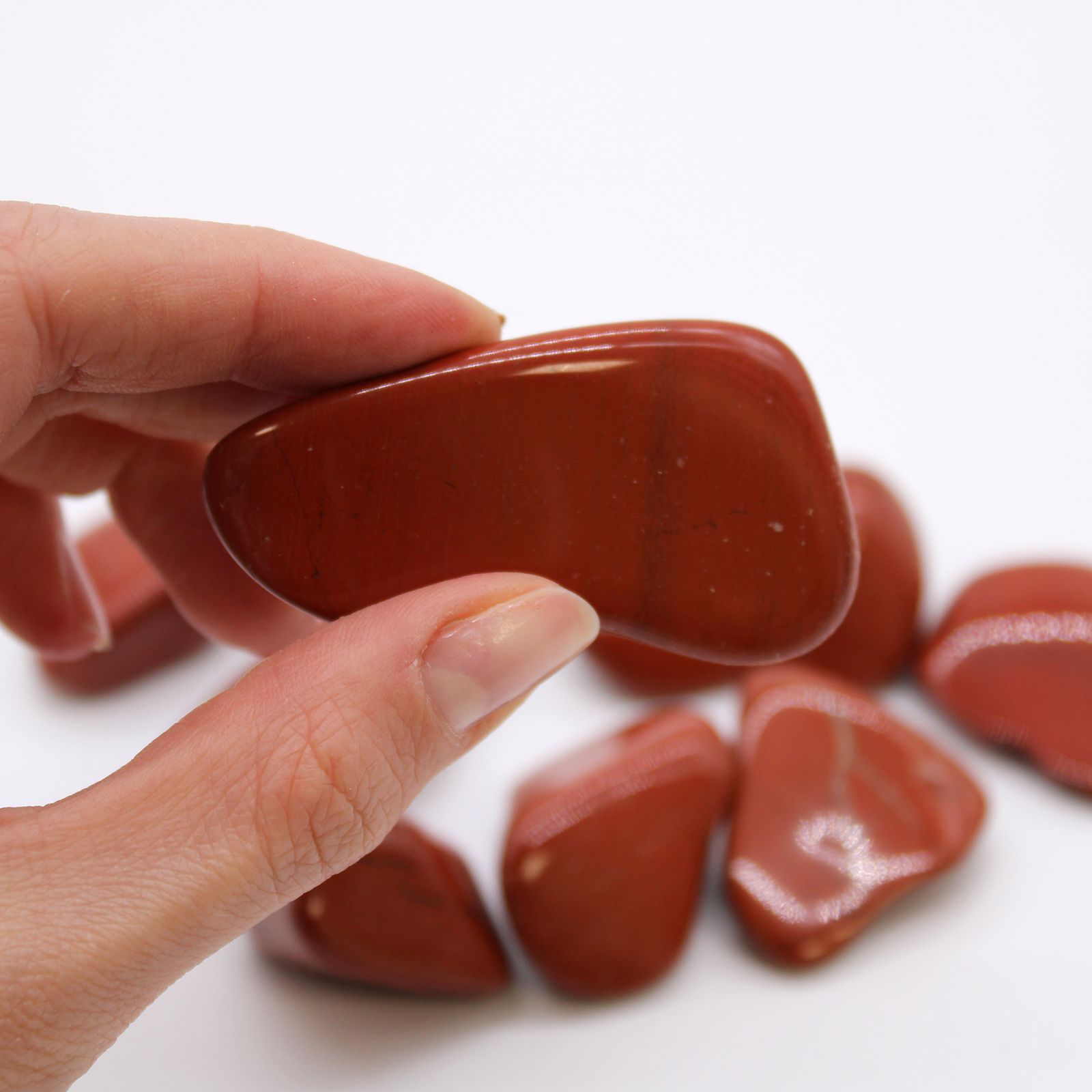 XL Tumble Stones - Jasper - Red - Image 2