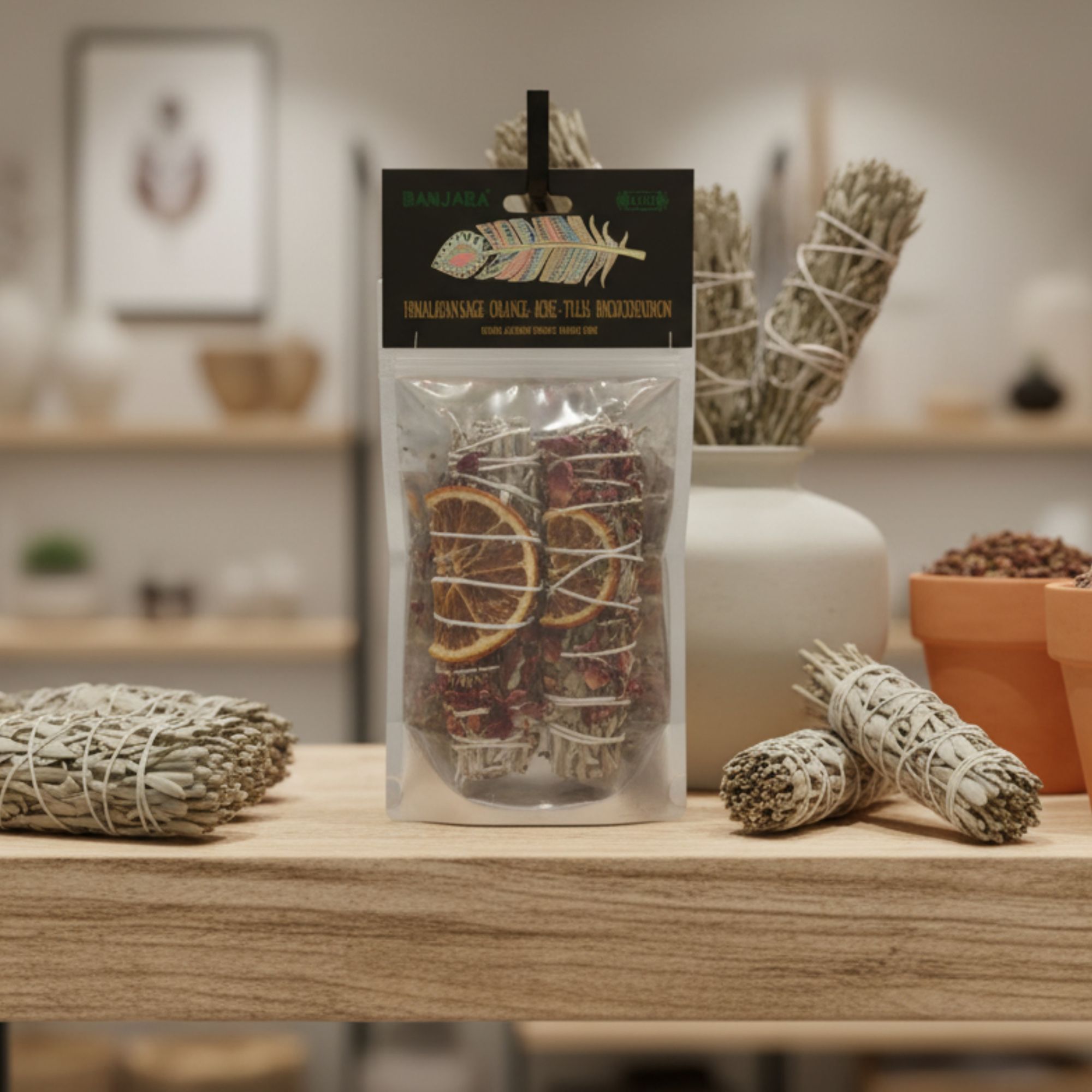 Banjara Smudge - Indian Sage and Patchouli - Image 5