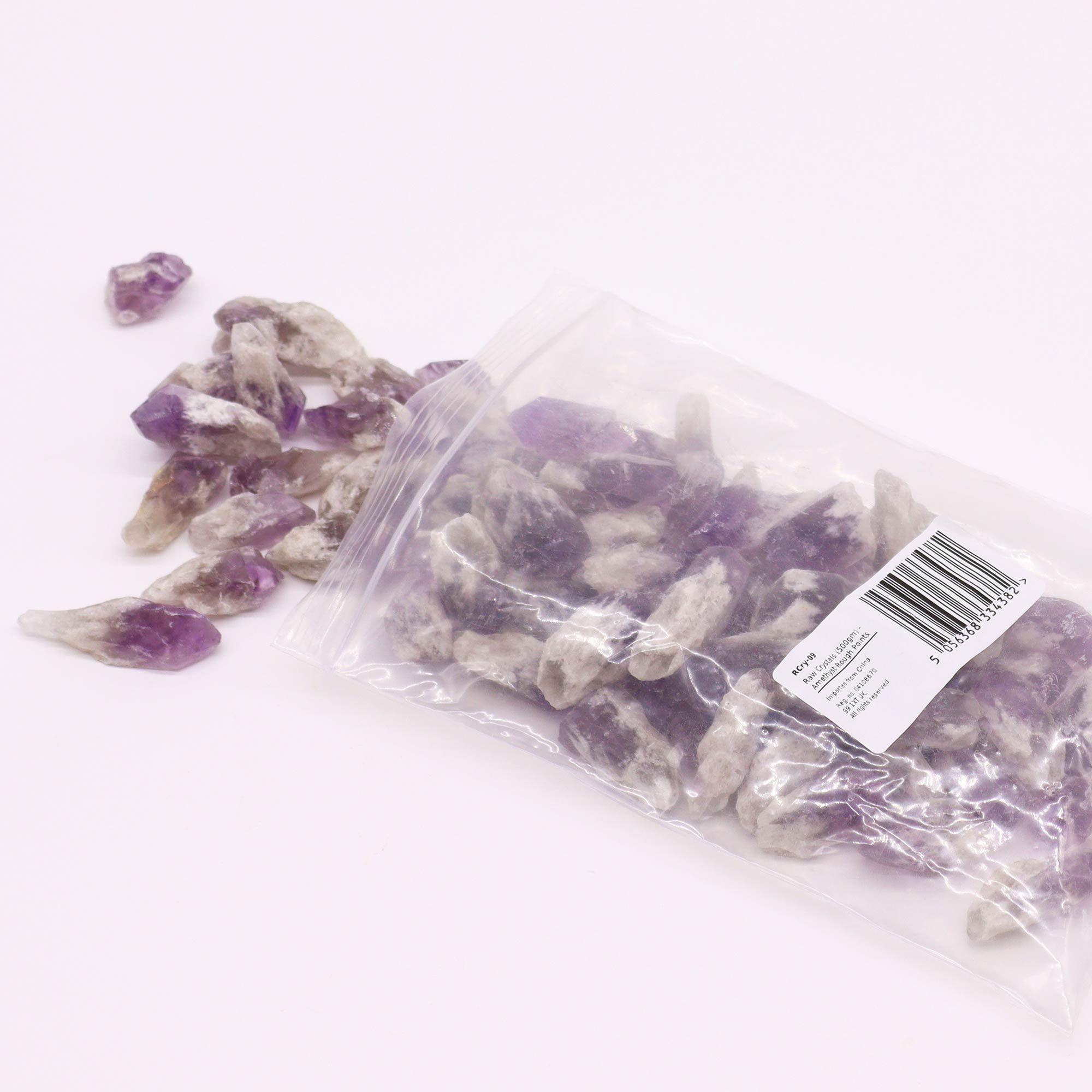 Raw Crystals (500gm) - Amethyst Rough Points - Image 2