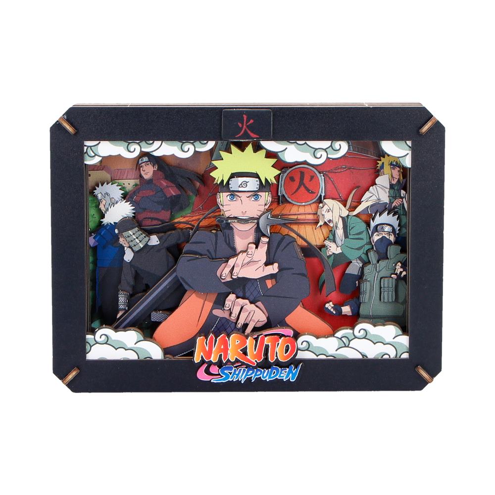 Mystical Naruto Hokage Wooden Theatre (Medium) in Decor style, pentagram festival gothic raven for lovers of occult charm