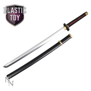 Coven-ready Black Handled Katana 99cm in Decor style, graveyard ostara night veil with moon magic and witchy charm
