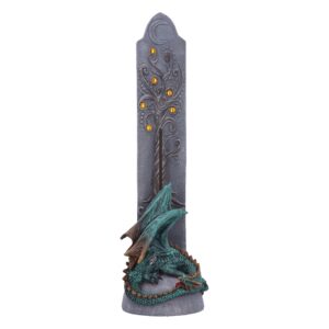 Coven-ready Smouldering Essence Incense Burner 28.5cm in holders & Burners style, moss yule spell-kissed hemlock for magical wardrobes and sacred spaces
