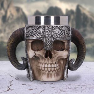 Viking Skull Tankard 19cm | Enchanted Kitchen | Niffty Witchy Supplies UK