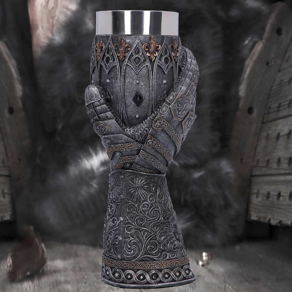 Lion Heart Gauntlet Goblet | Enchanted Kitchen | Niffty Witchy Supplies UK