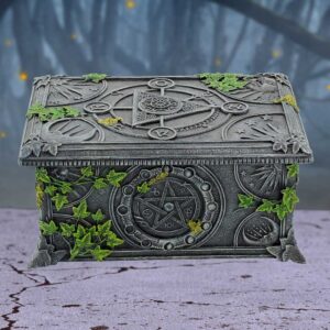 Wiccan Pentagram Tarot Box 17.5cm | Decor | Niffty Witchy Supplies UK