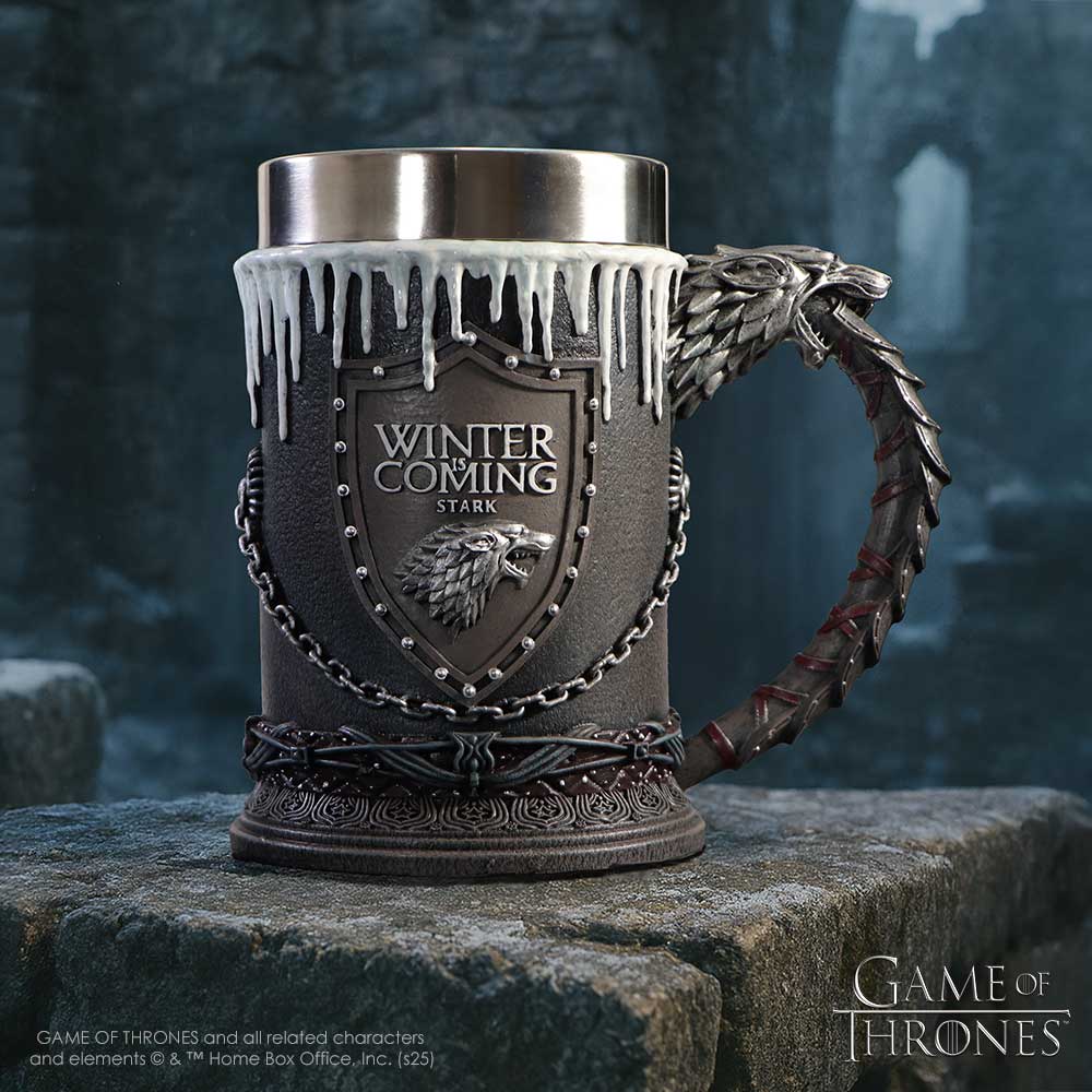 House Stark Tankard 14.7cm (GOT) | Enchanted Kitchen | Niffty Witchy Supplies UK