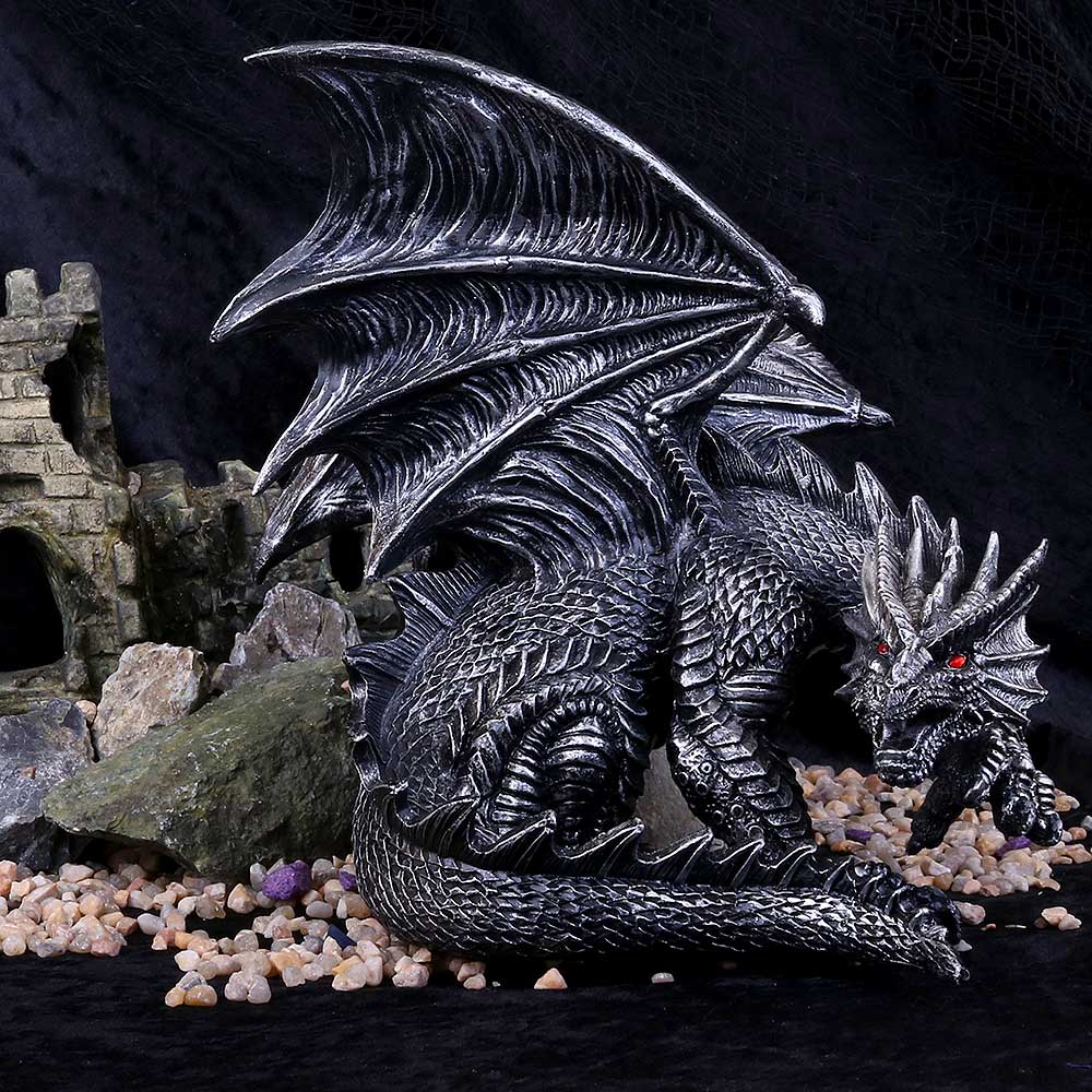 Obsidian 25cm | Decor | Niffty Witchy Supplies UK