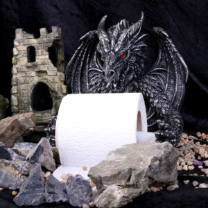 Obsidian Toilet Roll Holder | Decor | Niffty Witchy Supplies UK
