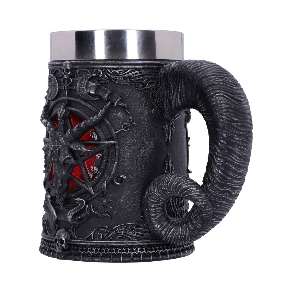Baphomet Tankard 16.5cm | Enchanted Kitchen | Niffty Witchy Supplies UK