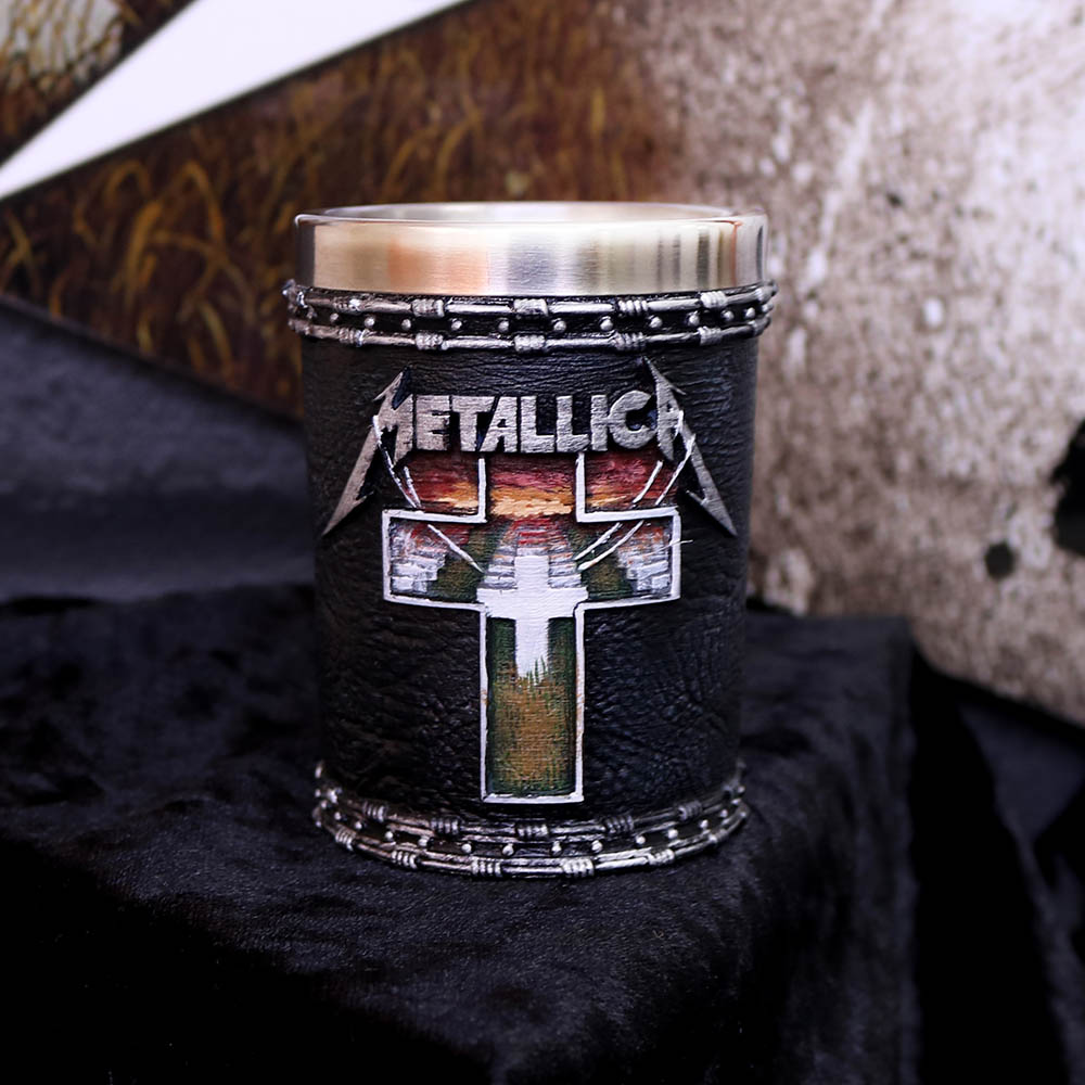 Metallica - Master of Puppets Shot Glass 7cm | Enchanted Kitchen | Niffty Witchy Supplies UK