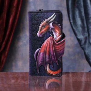 Take Flight Embossed Purse (Red) 18.5cm | Bags | Niffty Witchy Supplies UK