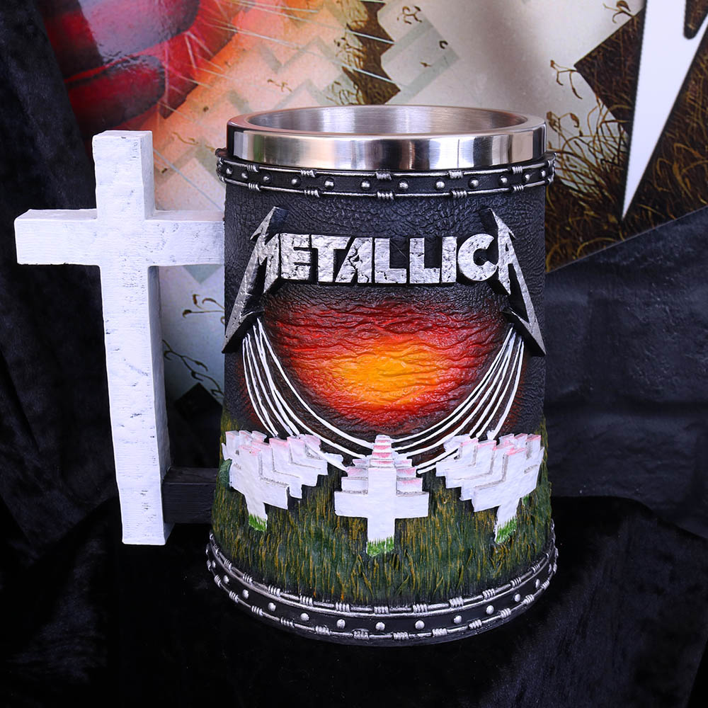 Metallica - Master of Puppets Tankard | Enchanted Kitchen | Niffty Witchy Supplies UK