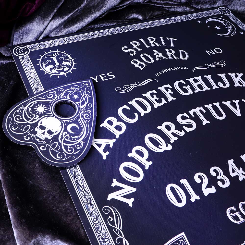 Black and White Spirit Board 38.5cm | Niffty Witchy Supplies UK