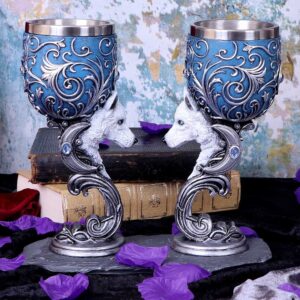Wild at Heart Goblets 18.5cm (Set of 2) | Enchanted Kitchen | Niffty Witchy Supplies UK