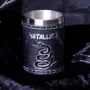 Metallica - The Black Album Shot Glass 7.5cm | Enchanted Kitchen | Niffty Witchy Supplies UK