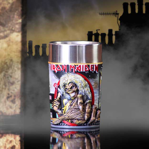 Iron Maiden Killers Shot Glass 8.5cm | Enchanted Kitchen | Niffty Witchy Supplies UK