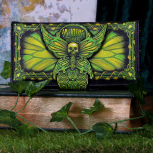 Absinthe - La Fee Verte Embossed Purse 18.5cm | Bags | Niffty Witchy Supplies UK