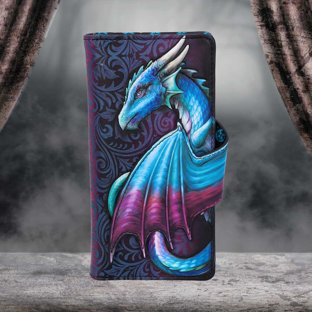 Take Flight Embossed Purse (Blue) 18.5cm | Bags | Niffty Witchy Supplies UK