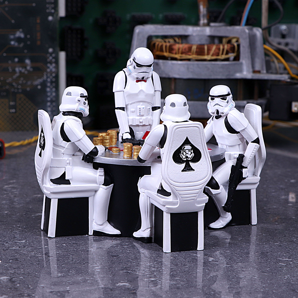 Stormtrooper Poker Face 18.3cm | Decor | Niffty Witchy Supplies UK