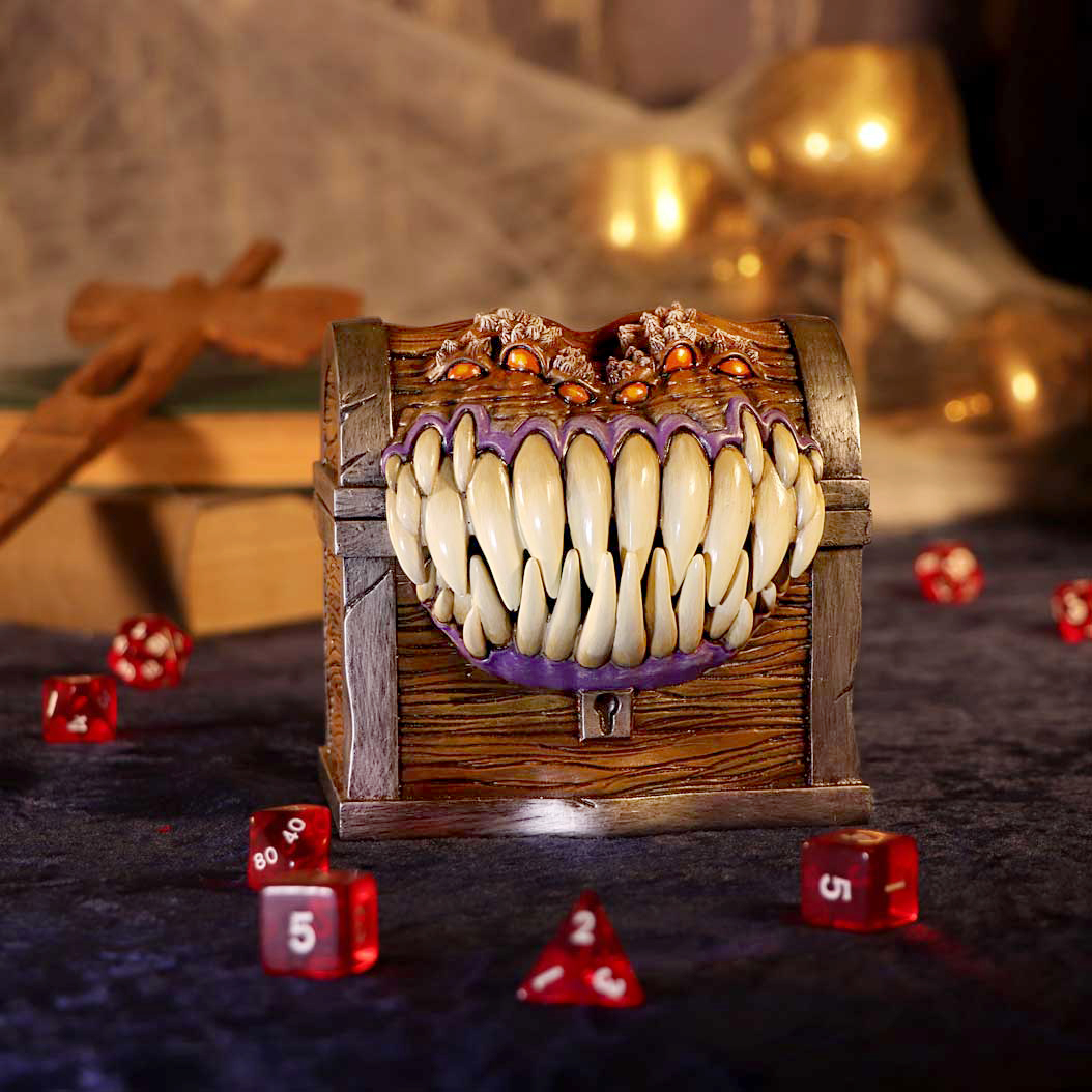 Dungeons & Dragons Mimic Dice Box 11.3cm | Decor | Niffty Witchy Supplies UK