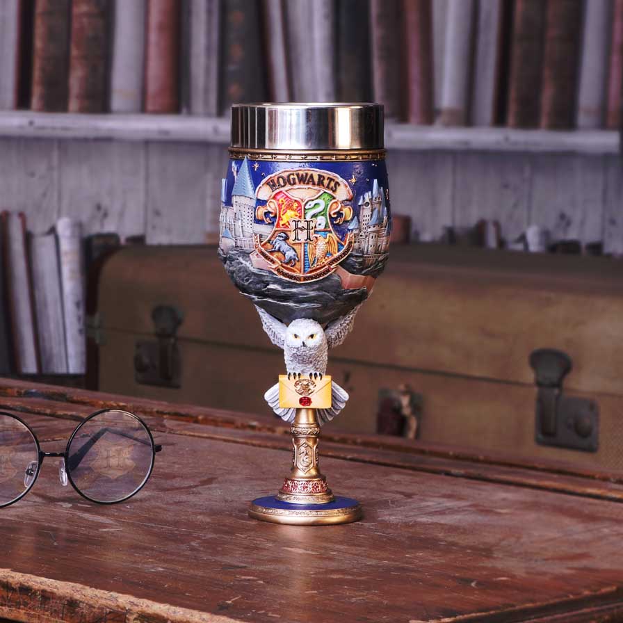 Harry Potter Hogwarts Collectible Goblet 19.5cm | Enchanted Kitchen | Niffty Witchy Supplies UK