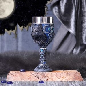 Wolf Moon Goblet 19.5cm | Enchanted Kitchen | Niffty Witchy Supplies UK