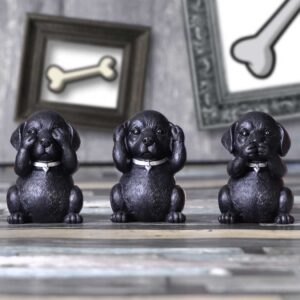 Three Wise Labradors 8.5cm | Decor | Niffty Witchy Supplies UK