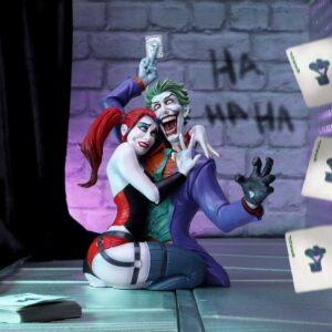 The Joker and Harley Quinn Bust 37.5cm | Decor | Niffty Witchy Supplies UK