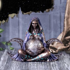 Triple Moon Goddess Art Statue 31cm | Decor | Niffty Witchy Supplies UK