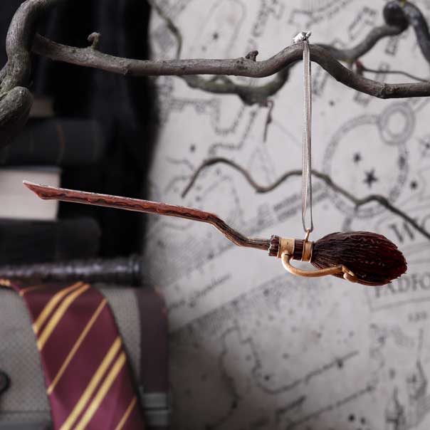 Harry Potter Firebolt Hanging Ornament 15.5cm | Decor | Niffty Witchy Supplies UK