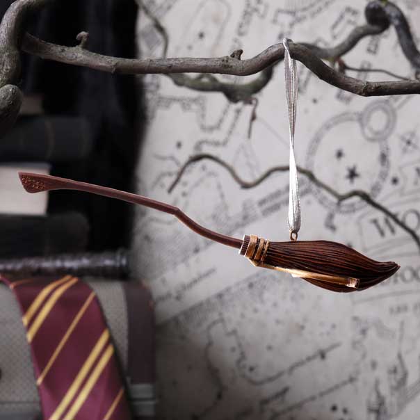 Harry Potter Nimbus 2000 Hanging Ornament 15.5cm | Decor | Niffty Witchy Supplies UK