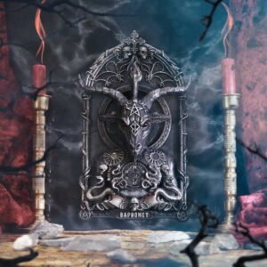 Baphomet's Invocation Wall Plaque 30.5cm | Niffty Witchy Supplies UK