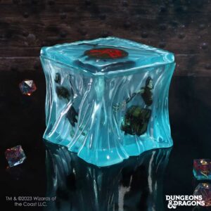 Dungeons & Dragons Gelatinous Cube Dice Box 11.5cm | Decor | Niffty Witchy Supplies UK