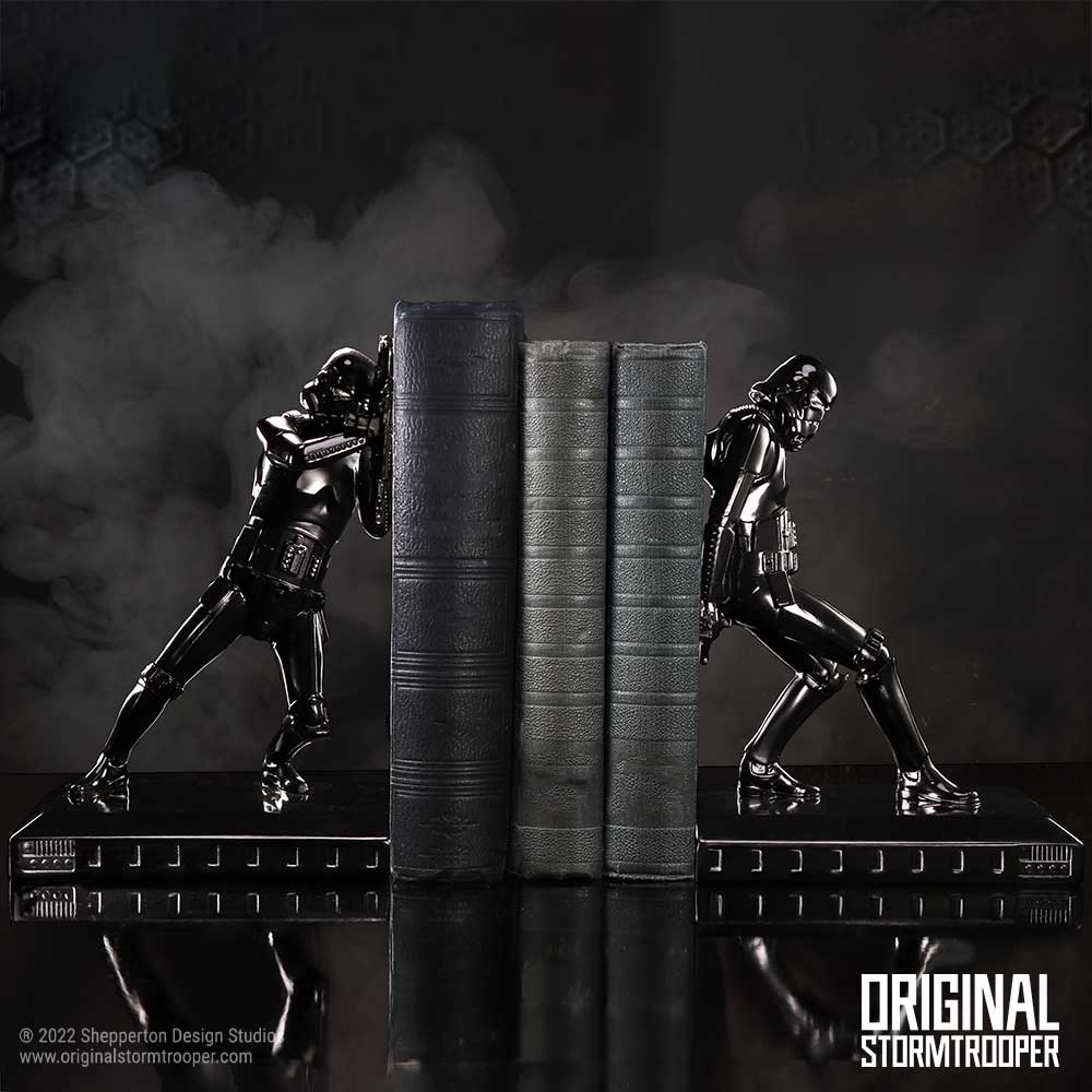 Stormtrooper Shadow Bookends 26.5cm | Decor | Niffty Witchy Supplies UK