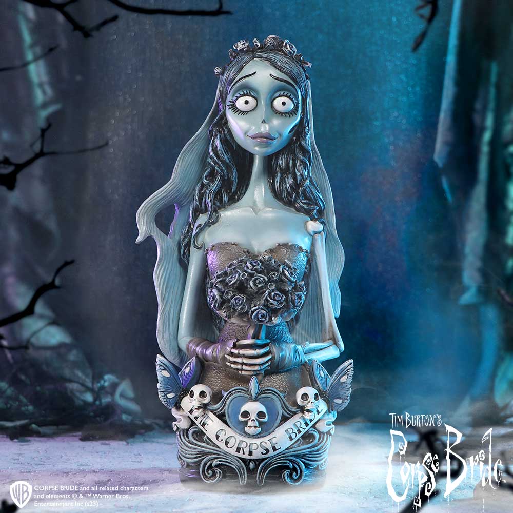 Corpse Bride Emily Bust 29.3cm | Decor | Niffty Witchy Supplies UK