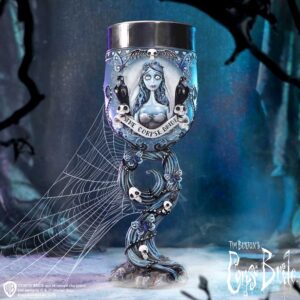 Corpse Bride Emily Goblet 20.6cm | Enchanted Kitchen | Niffty Witchy Supplies UK